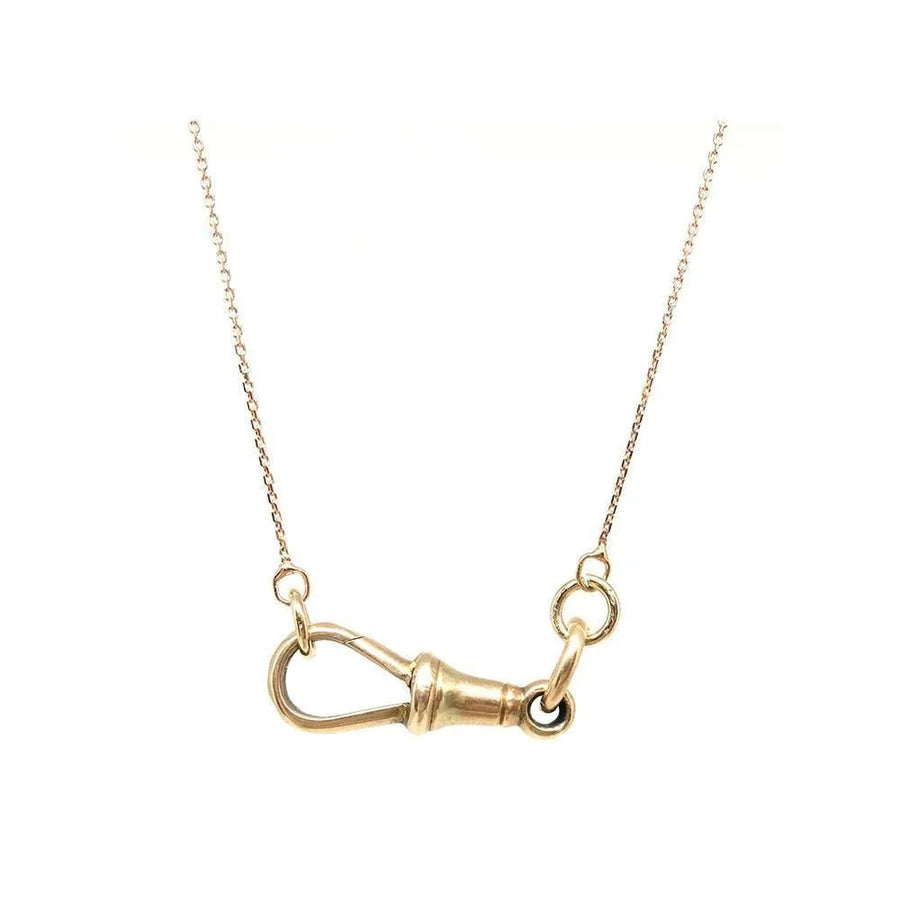 Antique Victorian 9ct Rose Gold Lock Chain