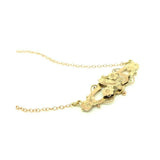 Antique Victorian Bird & Flowers 9ct Gold Conversion Necklace