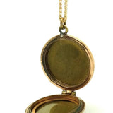 Antique Victorian Gold Filled Locket Necklace
