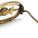 Antique Victorian Gold Garnet Brooch