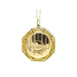 Antique Victorian Octagon 9ct Yellow Gold Locket