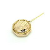 Antique Victorian Octagon 9ct Yellow Gold Locket