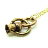 Antique Victorian Rolled Gold Glass Locket