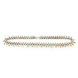 Antique Victorian Silver Locket Collar Chain Necklace