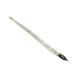 Antique Victorian Twisted Silver Calligraphy Ink Pen
