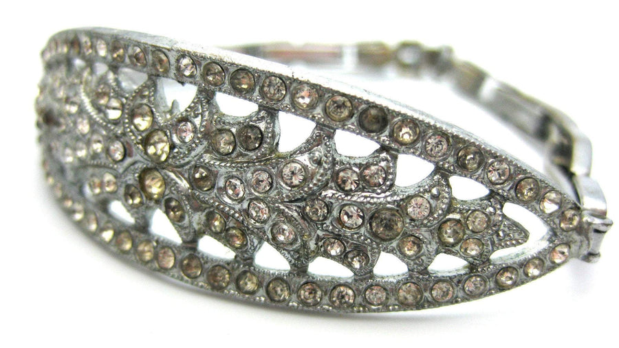 Vintage Art Deco Child's Diamante Bracelet