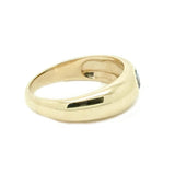 Blue Sapphire 9ct Gold Dome Ring