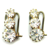 Diamante Clip Earrings