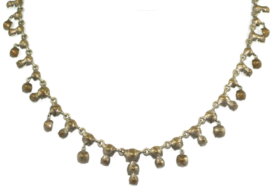 Antique Edwardian 1901 Riviera Glass Necklace