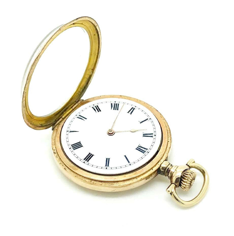 EDWARDIAN Pocket Watch Antique Edwardian 1903 14k Gold Filled Pocket Watch Mayveda Jewellery