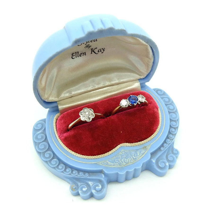 Antique Edwardian 1910 Diamond Daisy Ring
