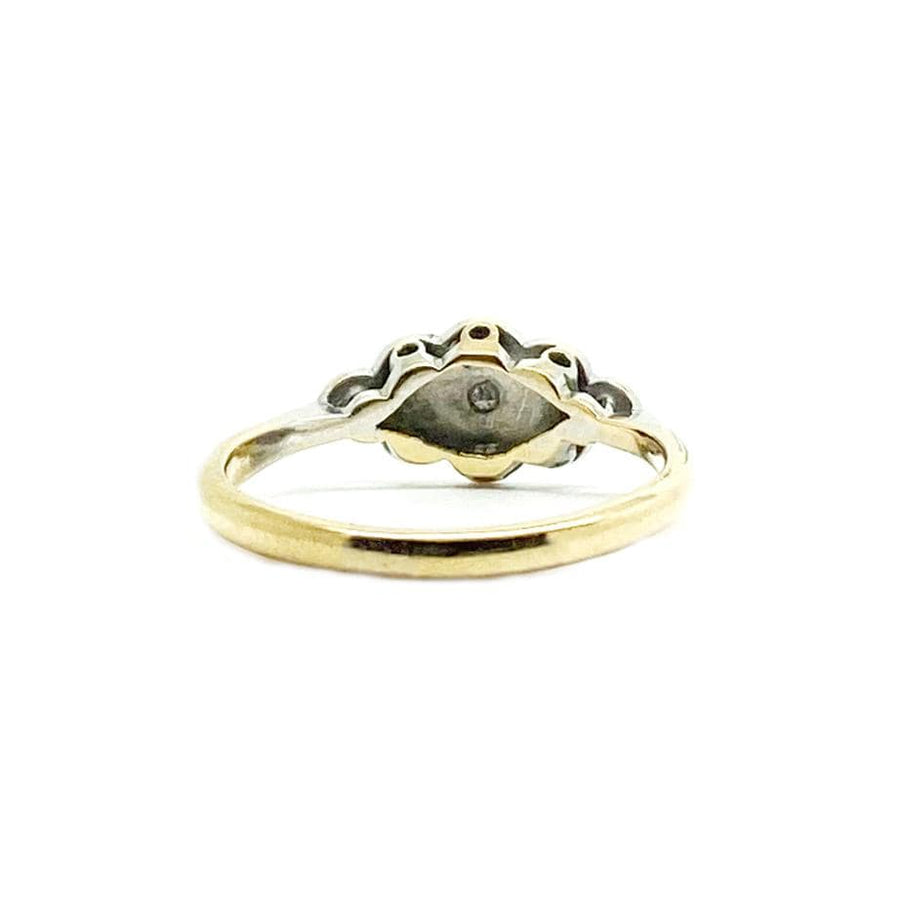 EDWARDIAN Ring Antique Edwardian Diamonds 18ct Gold Platinum Ring