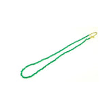 Green Agate 9ct Gold Necklace