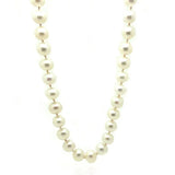 Handmade Knotted Round Freshwater Pearl Necklace