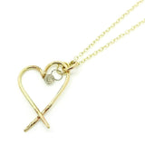 Handmade With Love 0.4ct Briolette Diamond Charm Necklace