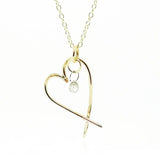 Handmade With Love 0.4ct Briolette Diamond Charm Necklace
