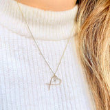 Handmade With Love 0.4ct Briolette Diamond Charm Necklace