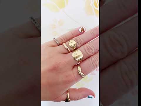 Vintage 1970s 9ct Gold Star Ring