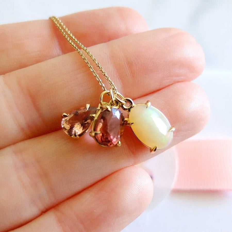 Limited Edition 14ct Gold Opal Necklace
