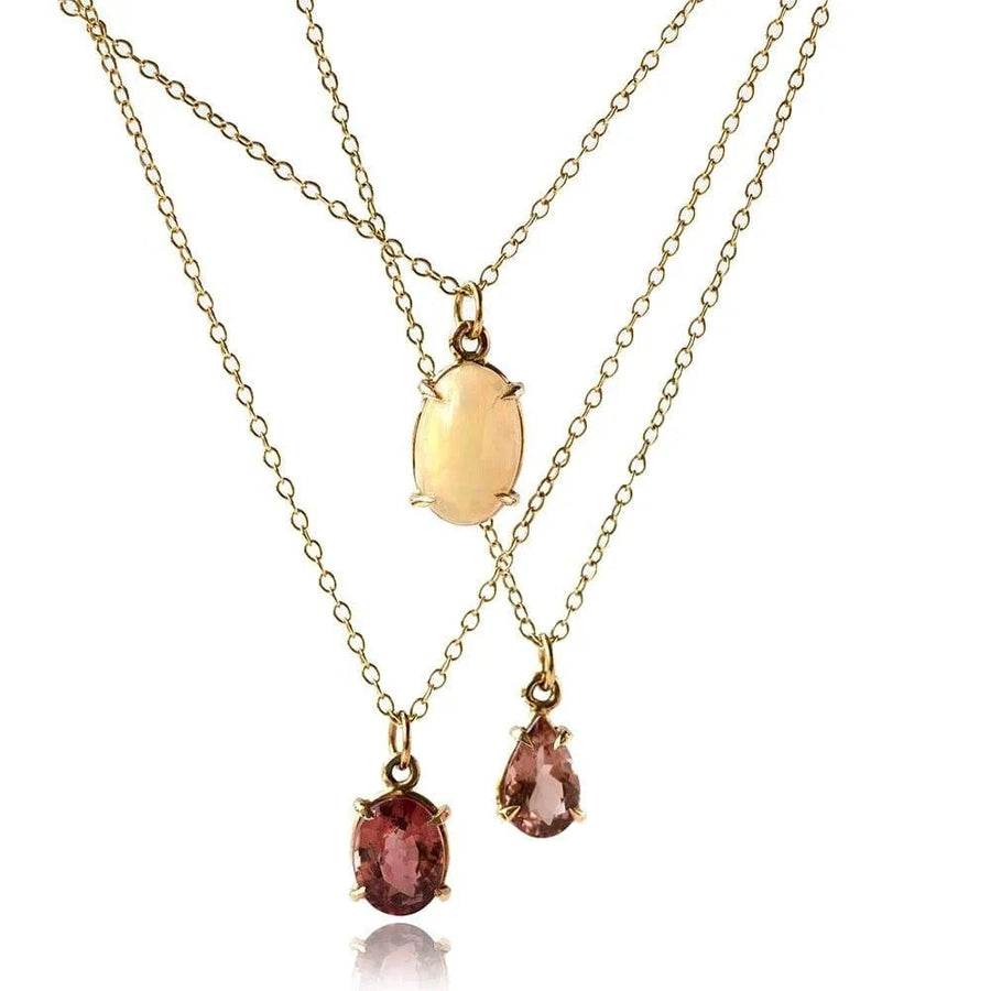 Limited Edition 14ct Gold Opal Necklace