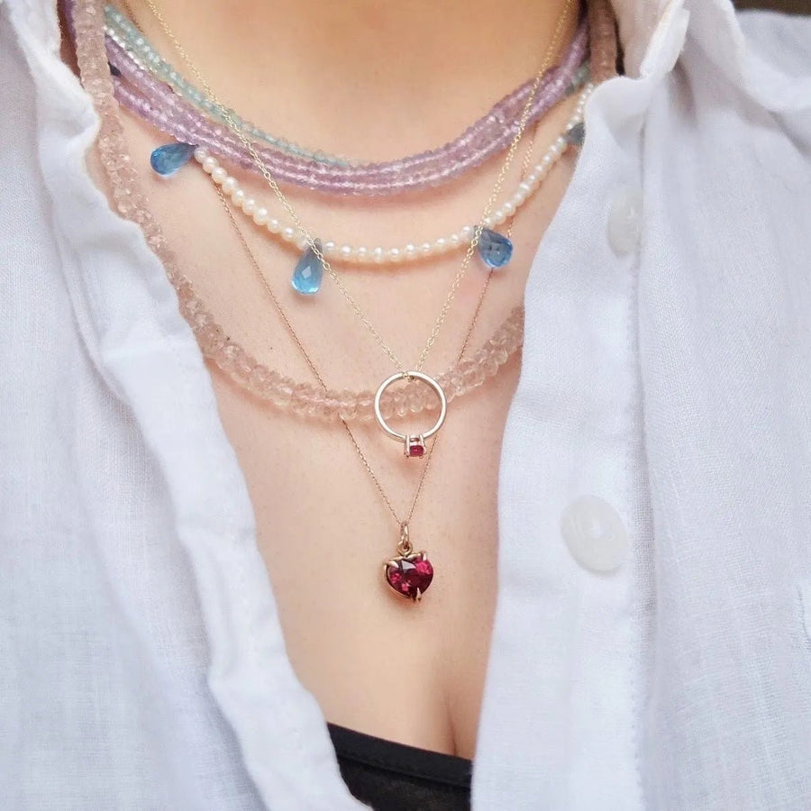 Limited Edition 9ct Gold Diamond Ring Necklace