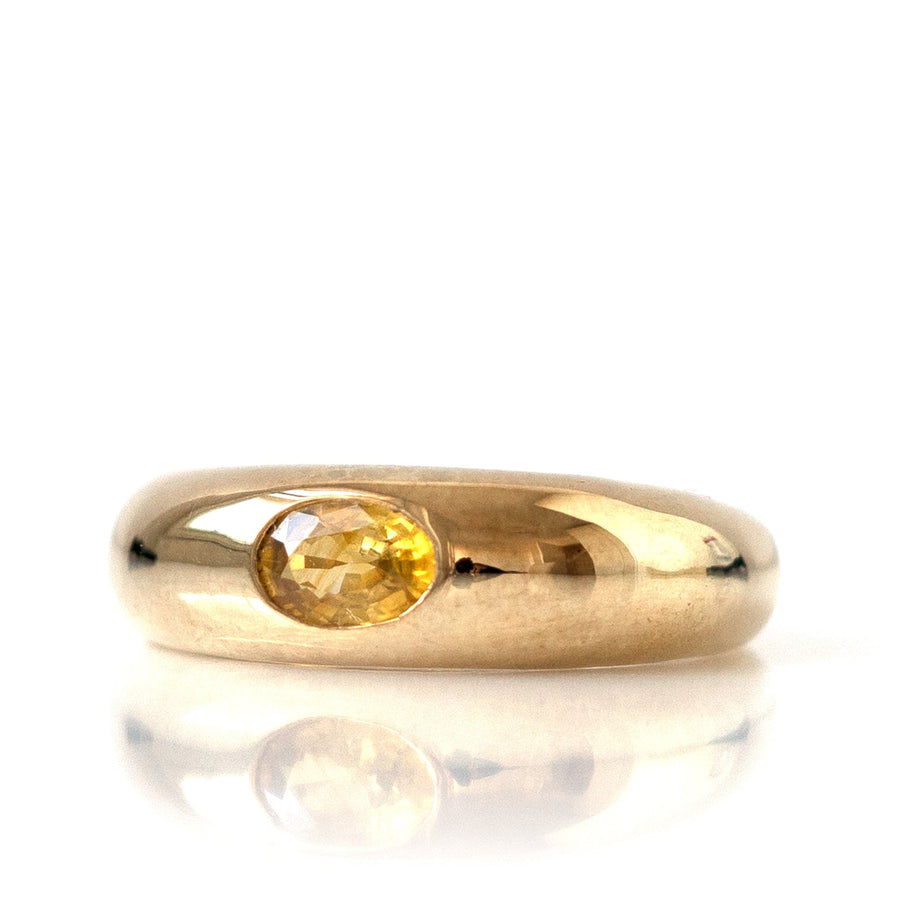 Mayveda Jewellery Ring The Mayveda Sapphire 9ct Gold Dome Ring Mayveda Jewellery