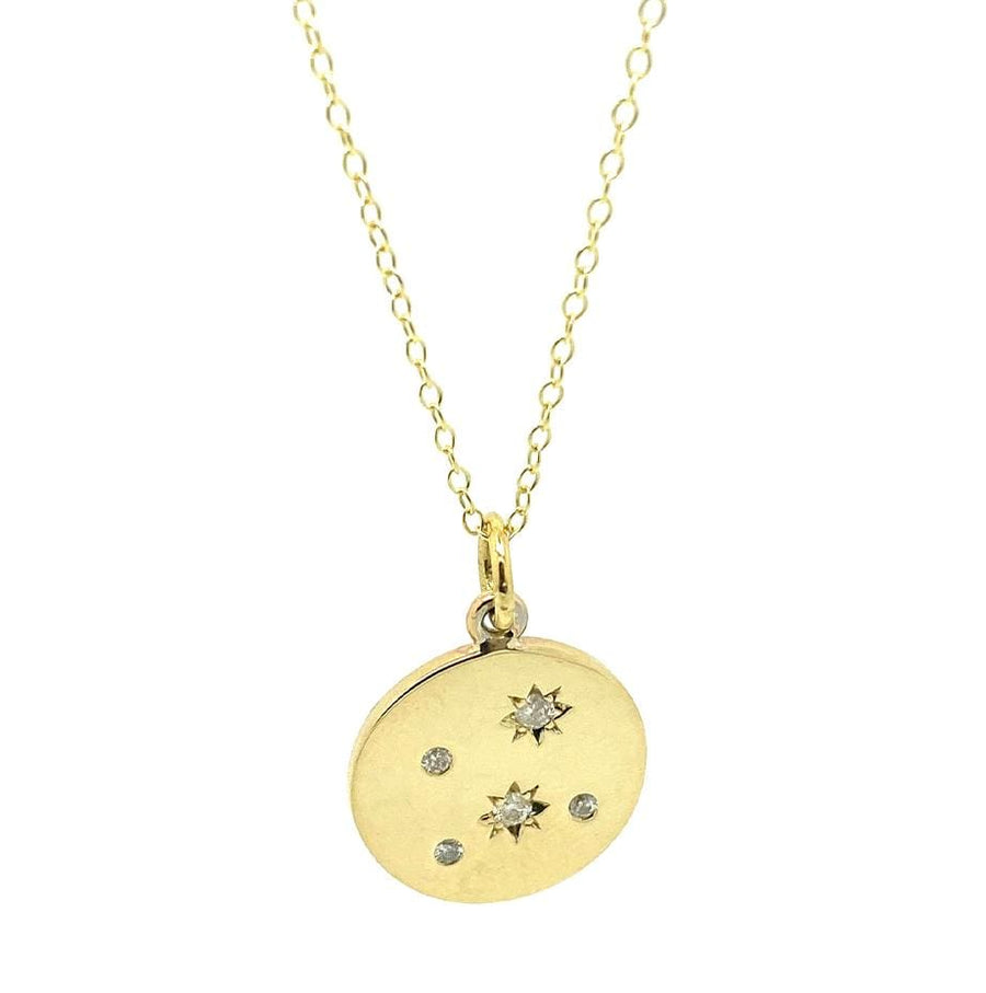Celestial 18ct Gold Diamond Star Necklace