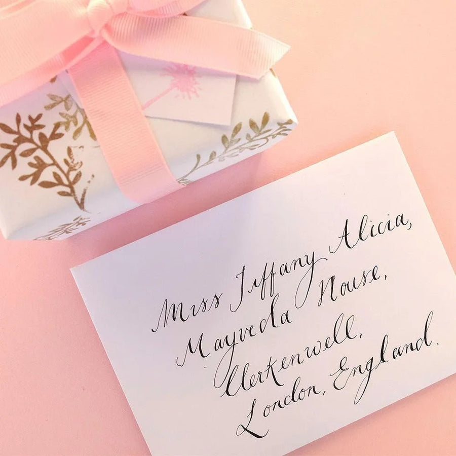 Modern Calligraphy Hand Written Greetings Card