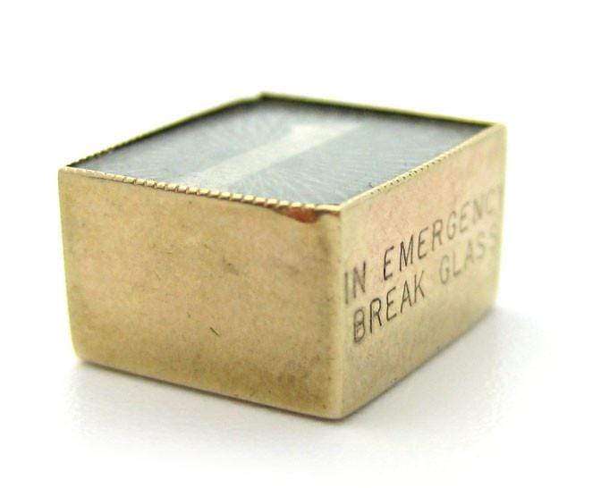 Vintage Gold One Pound Note Money Charm