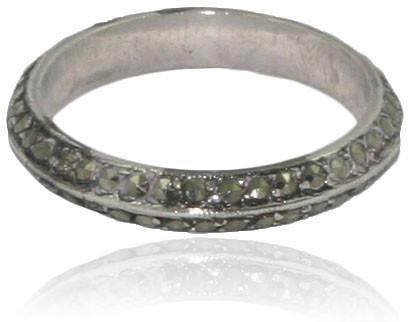 Vintage Silver Marcasite Ring