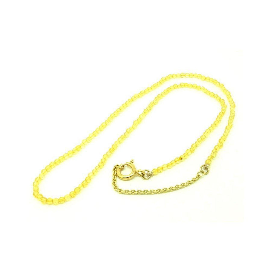 NEW Necklace Citrine 9ct Yellow Gold Necklace