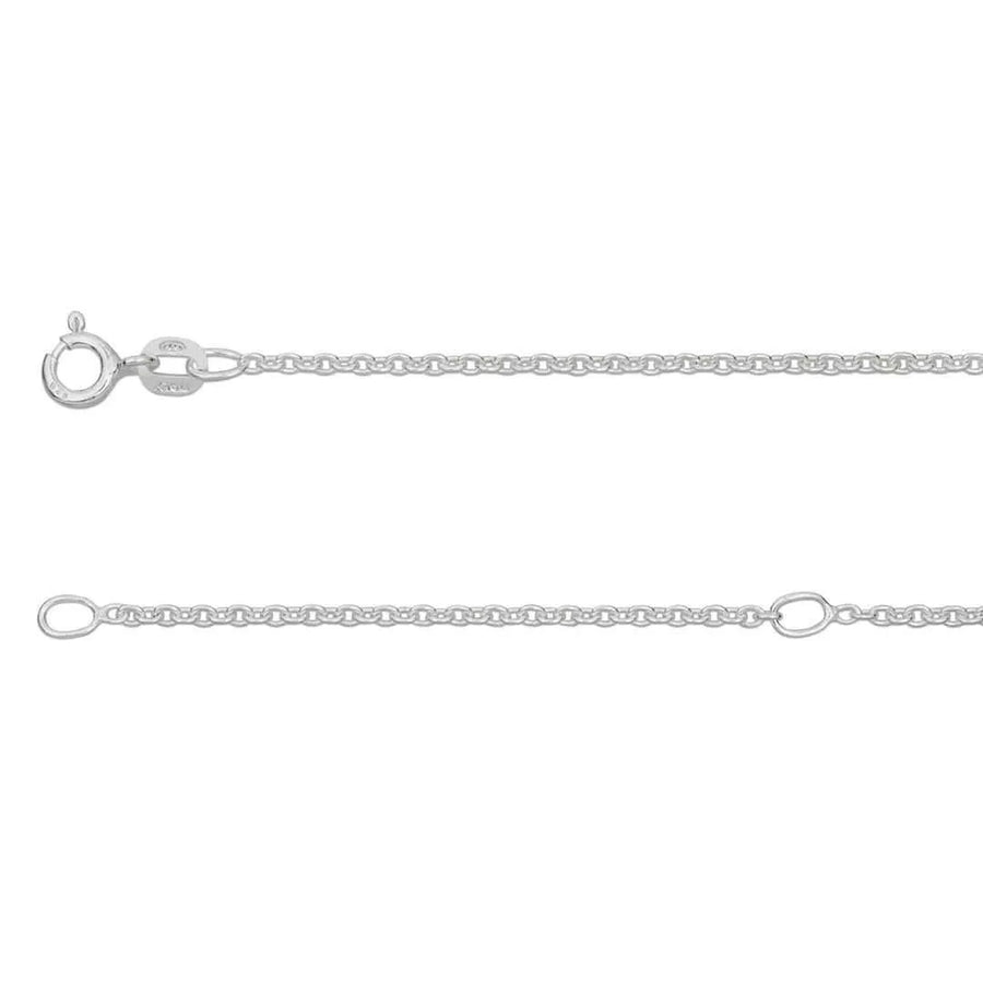 New Sterling Silver Chain Necklace 18"-20" - Mayveda Jewelry