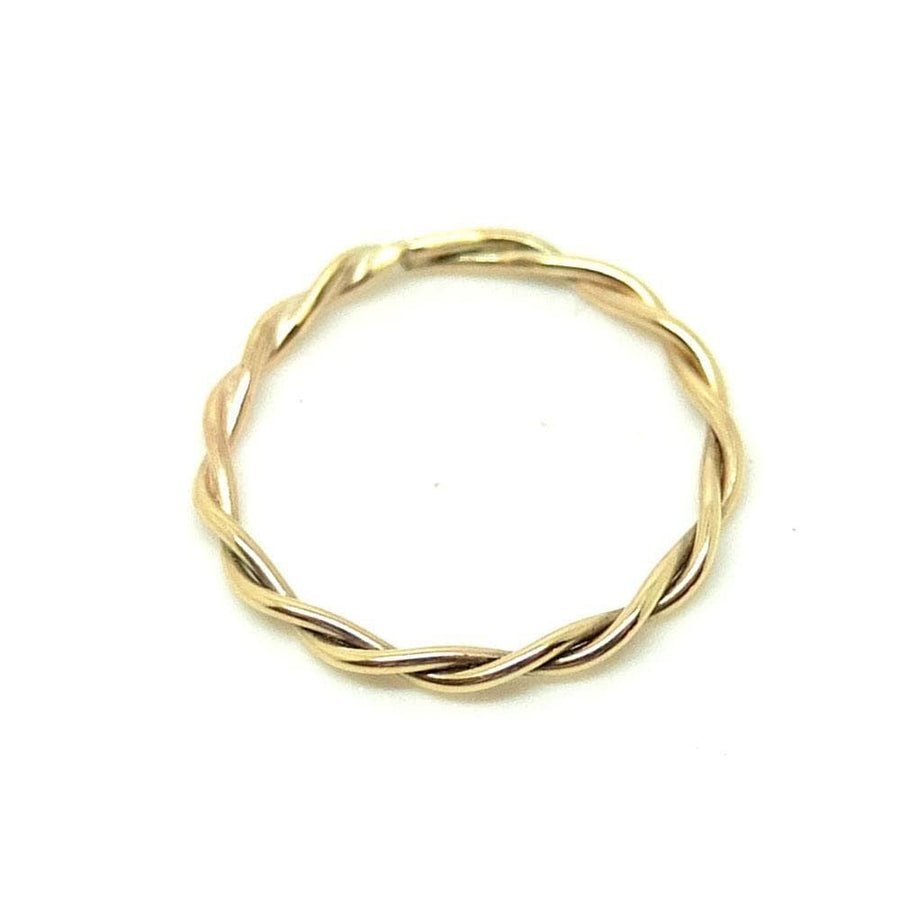NEW Ring Twisted 9ct Yellow Gold Ring