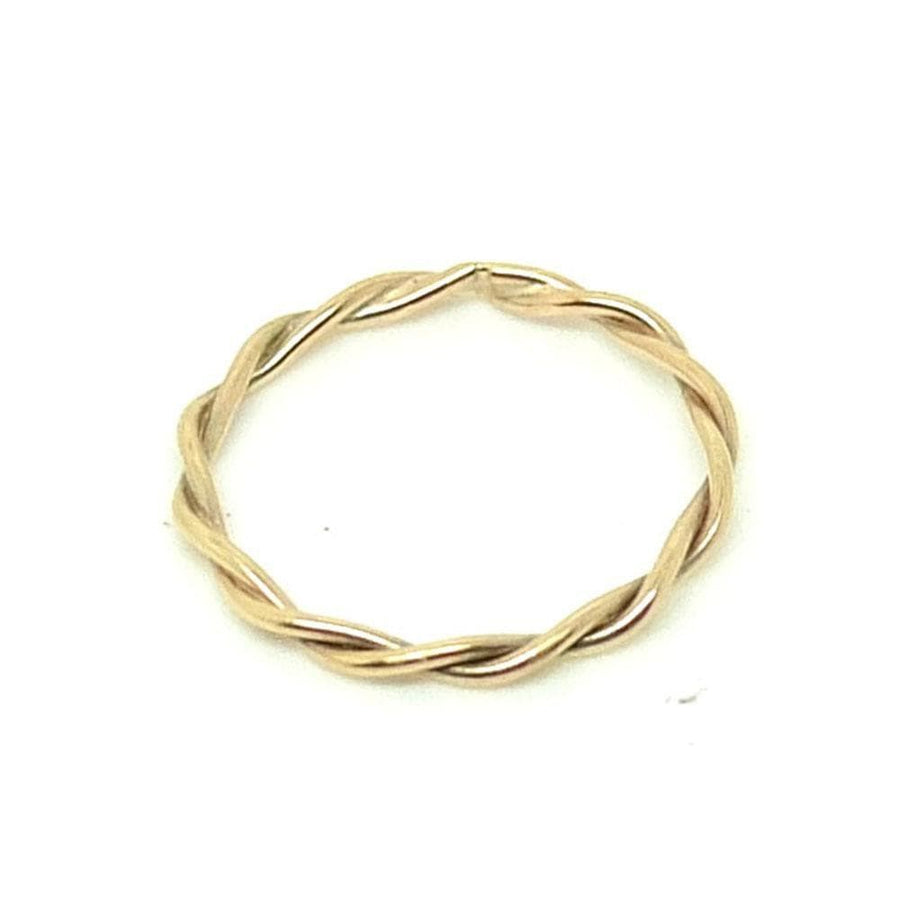NEW Ring Twisted 9ct Yellow Gold Ring