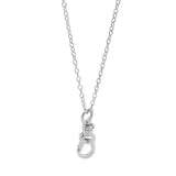 New Sterling Silver Albert Clasp Necklace