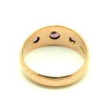 Reserved - Antique 1915 9ct Rose Gold Star Celestial Gypsy Ring