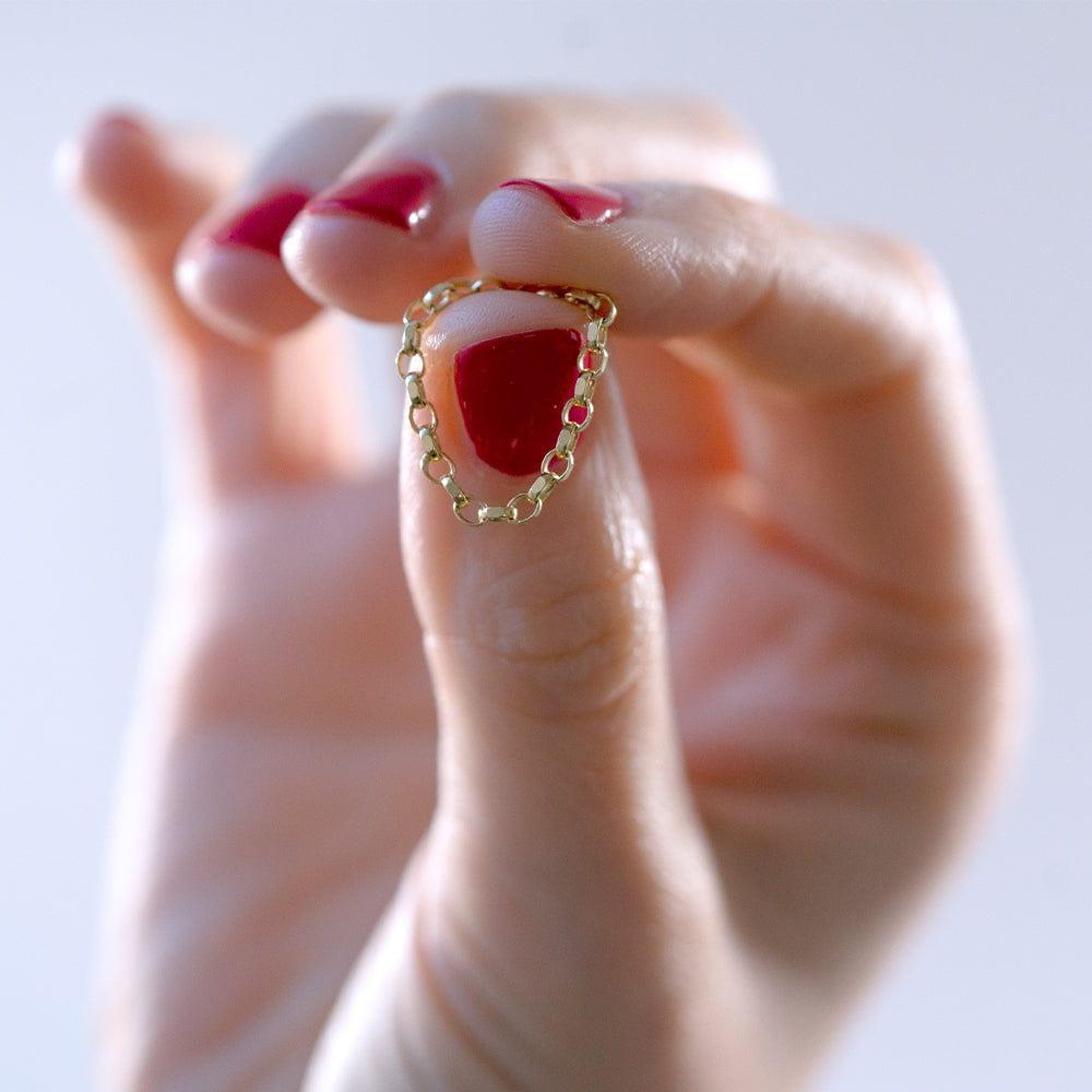 Chain 18ct Gold Ring, view 5