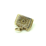 Reserved - Vintage 1960s 9ct Yellow Gold Camera Charm Necklace