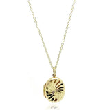 Reserved - Vintage 9ct 1930s Gold Small Oval Locket Necklace