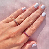Ruby 18ct White Gold Eternity Ring