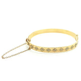 SOLD | Vintage 1960s 9ct Rolled Gold Hinged Bangle Bracelet
