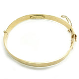 SOLD | Vintage 1960s 9ct Rolled Gold Hinged Bangle Bracelet