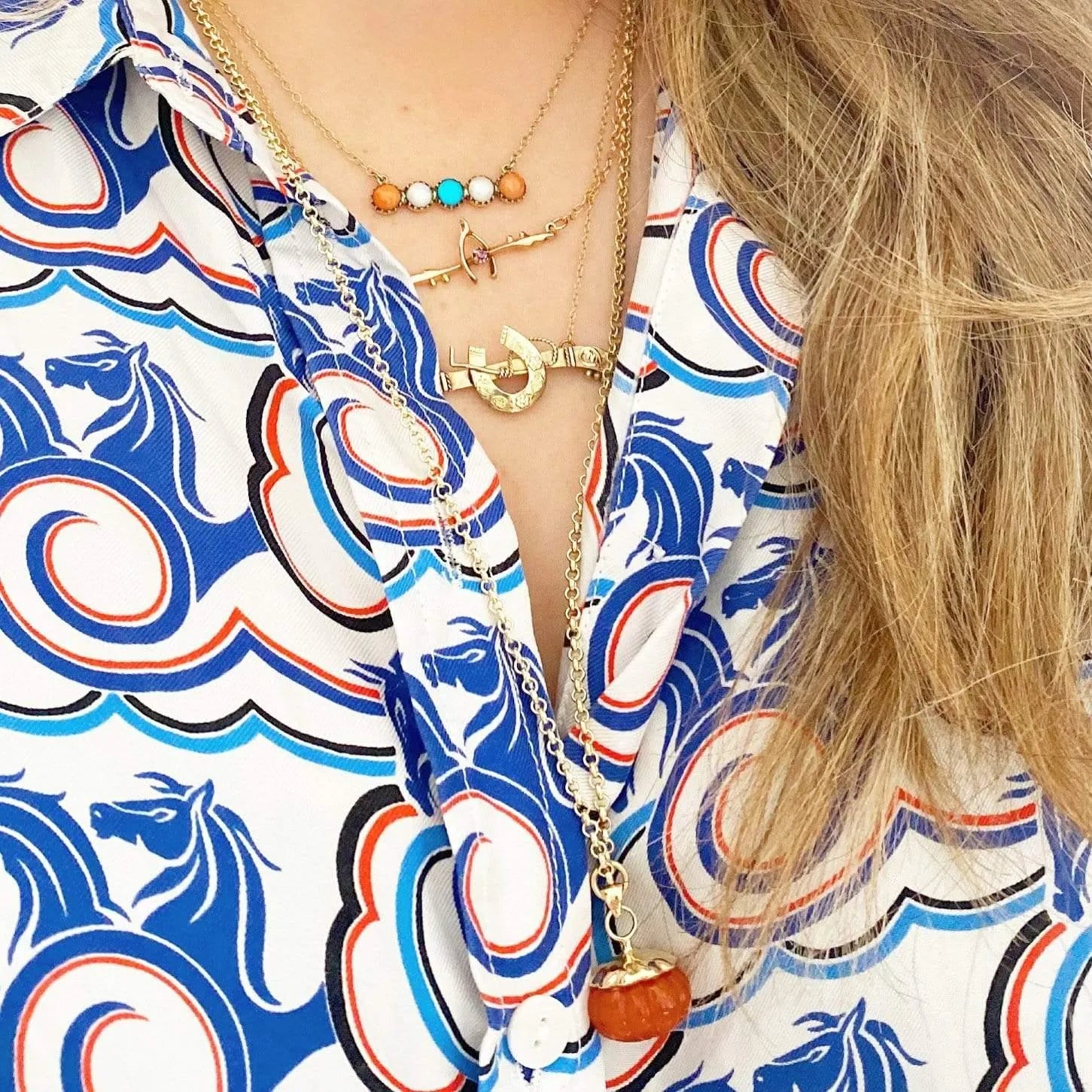 The Mayveda Wren Carnelian Necklace, view 10