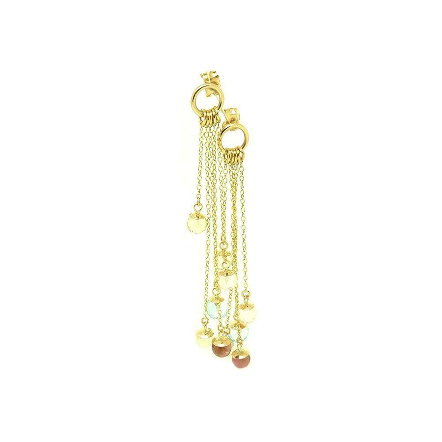 Bobbie Earrings | Handmade 9ct Yellow Gold Gemstone Earrings