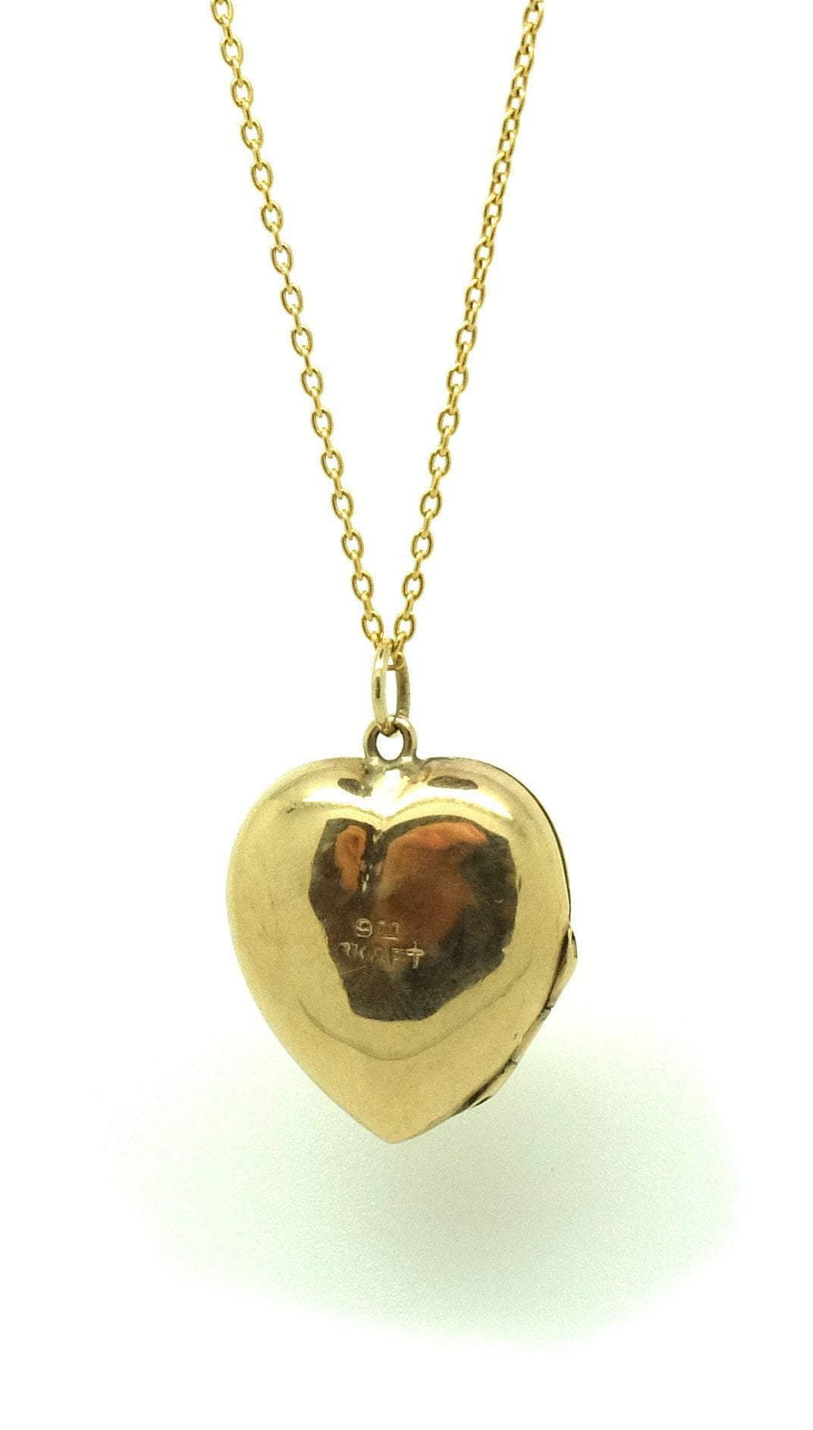 Antique Victorian 9ct Gold Heart Locket