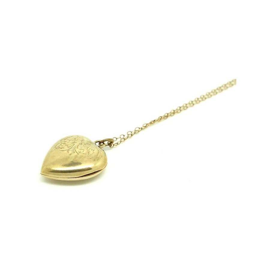 Antique Victorian 9ct Gold Heart Locket