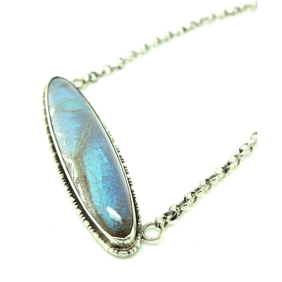 VICTORIAN Necklace Antique Victorian Butterfly Wing Necklace