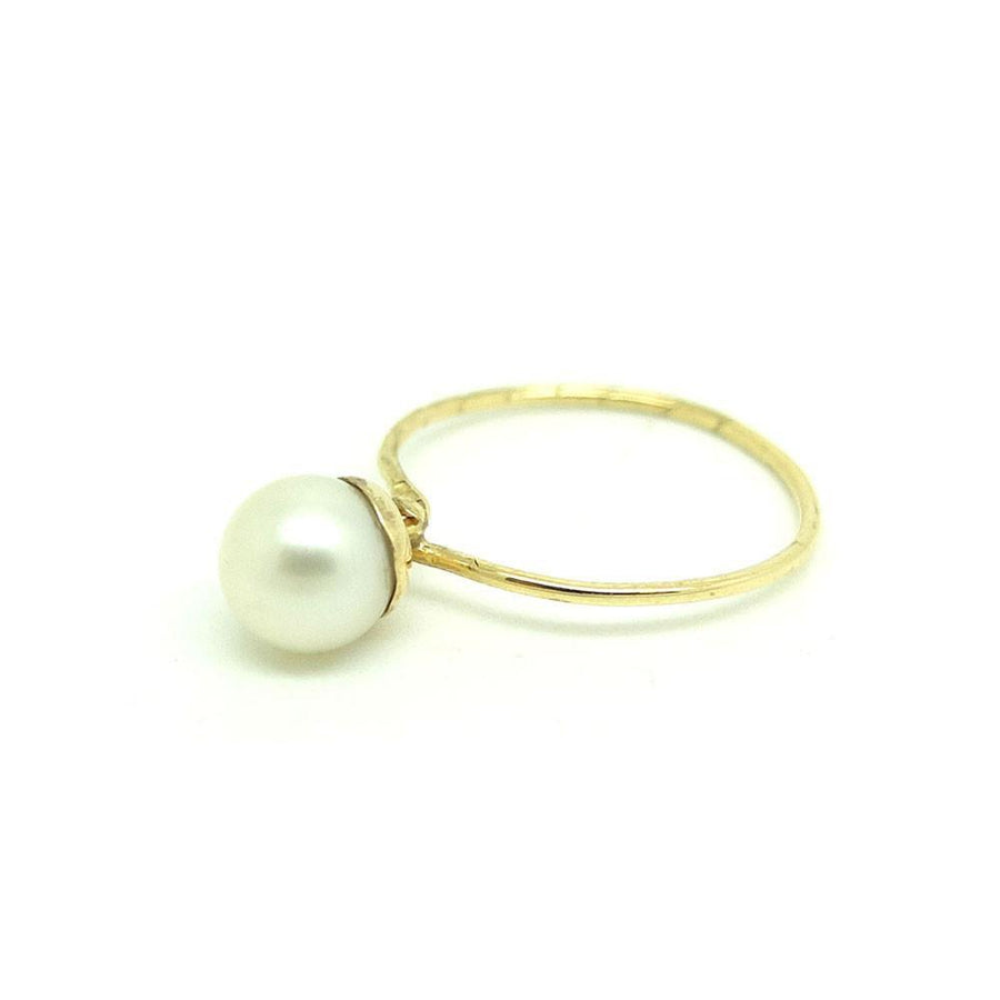 Antique Victorian 9ct Yellow Gold Pearl Conversion Ring