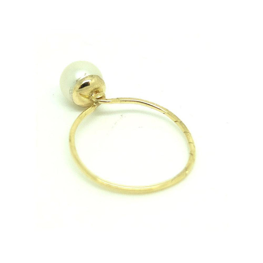 Antique Victorian 9ct Yellow Gold Pearl Conversion Ring