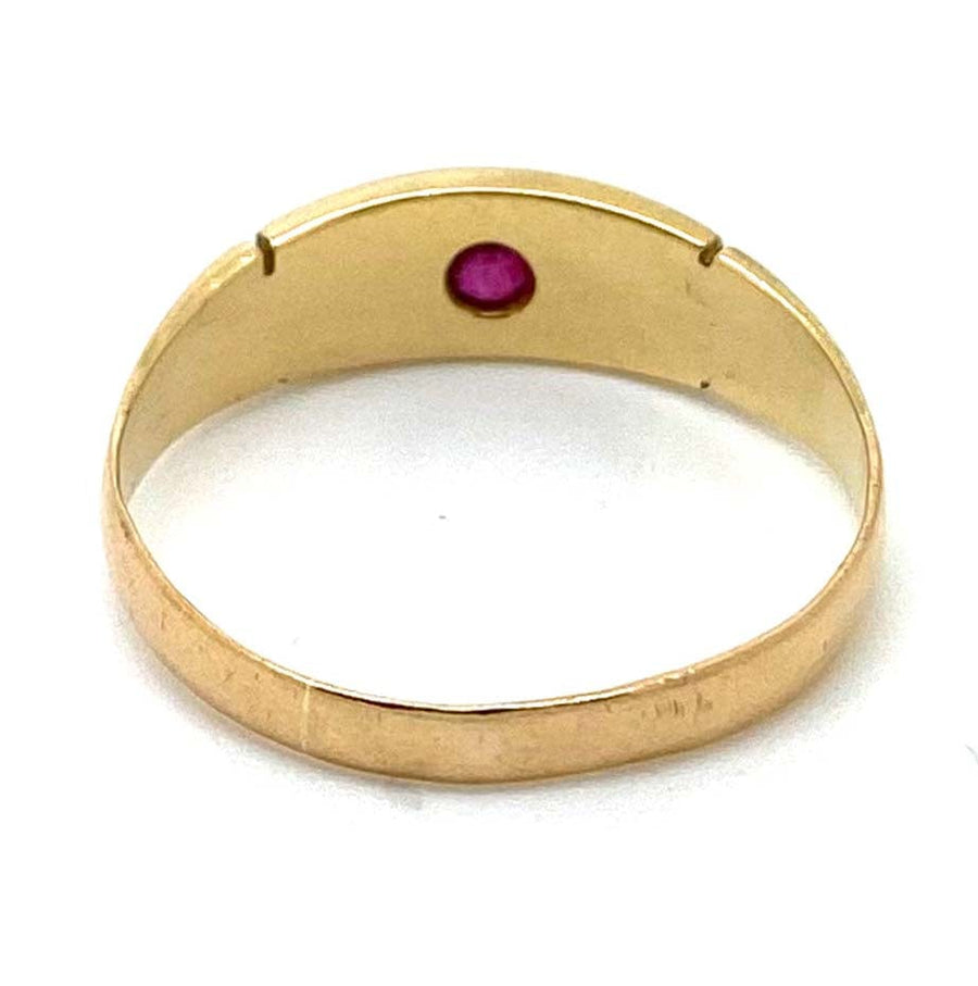 VICTORIAN Rings Antique Victorian Star Set Ruby 18ct Gold Ring Mayveda Jewellery